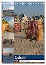 Ostsee. Urlaubsfeeling pur (Tischkalender 2025 DIN A5 hoch), CALVENDO Monatskalender