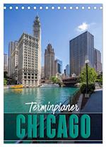 CHICAGO Terminplaner (Tischkalender 2025 DIN A5 hoch), CALVENDO Monatskalender
