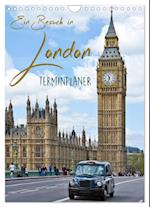 Ein Besuch in London / Terminplaner (Wandkalender 2025 DIN A4 hoch), CALVENDO Monatskalender