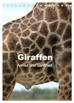 Giraffen - Anmut und Sanftheit (Tischkalender 2025 DIN A5 hoch), CALVENDO Monatskalender