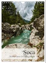 Soca - Sloweniens Smaragdfluss (Wandkalender 2025 DIN A4 hoch), CALVENDO Monatskalender