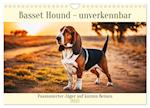 Basset Hound - unverkennbar (Wandkalender 2025 DIN A4 quer), CALVENDO Monatskalender