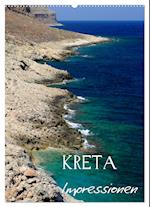 Kreta Impressionen (Wandkalender 2025 DIN A2 hoch), CALVENDO Monatskalender