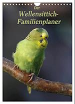 Der Wellensittich-Familienplaner (Wandkalender 2025 DIN A4 hoch), CALVENDO Monatskalender