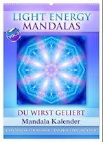 Light Energy Mandalas - Kalender - Vol. 2 (Wandkalender 2025 DIN A2 hoch), CALVENDO Monatskalender