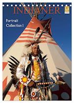 Indianer, Portrait Collection 1 (Tischkalender 2025 DIN A5 hoch), CALVENDO Monatskalender