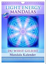 Light Energy Mandalas - Kalender - Vol. 2 (Wandkalender 2025 DIN A4 hoch), CALVENDO Monatskalender