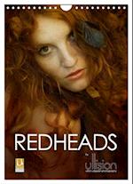 REDHEADS (Wandkalender 2025 DIN A4 hoch), CALVENDO Monatskalender