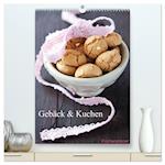 Gebäck und Kuchen Küchenplaner (hochwertiger Premium Wandkalender 2025 DIN A2 hoch), Kunstdruck in Hochglanz