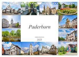 Paderborn Impressionen (Wandkalender 2025 DIN A4 quer), CALVENDO Monatskalender