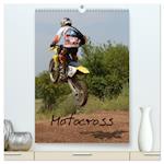Motocross Terminplaner (hochwertiger Premium Wandkalender 2025 DIN A2 hoch), Kunstdruck in Hochglanz