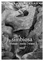 simbiosa ... Künstlerische Aktfotografie (Tischkalender 2025 DIN A5 hoch), CALVENDO Monatskalender