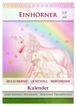 Einhörner - Kalender (Tischkalender 2025 DIN A5 hoch), CALVENDO Monatskalender