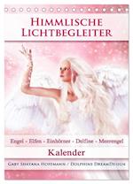 Himmlische Lichtbegleiter - Kalender (Tischkalender 2025 DIN A5 hoch), CALVENDO Monatskalender