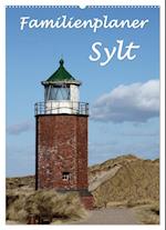 Familienplaner - Sylt (Wandkalender 2025 DIN A2 hoch), CALVENDO Monatskalender