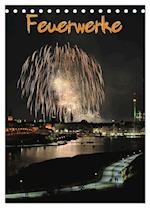 Feuerwerke Terminplaner (Tischkalender 2025 DIN A5 hoch), CALVENDO Monatskalender