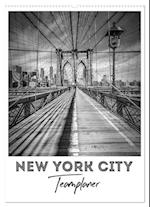 NEW YORK CITY Teamplaner (Wandkalender 2025 DIN A2 hoch), CALVENDO Monatskalender