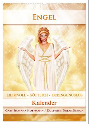 Engel - Kalender (Wandkalender 2025 DIN A2 hoch), CALVENDO Monatskalender