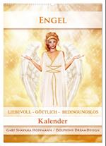 Engel - Kalender (Wandkalender 2025 DIN A2 hoch), CALVENDO Monatskalender