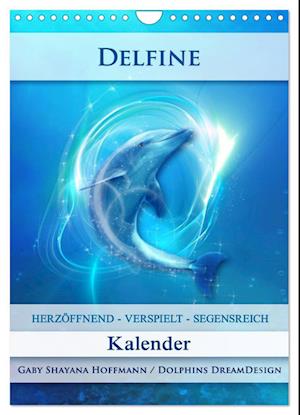 Delfine - Kalender (Wandkalender 2025 DIN A4 hoch), CALVENDO Monatskalender