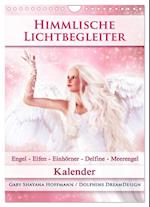 Himmlische Lichtbegleiter - Kalender (Wandkalender 2025 DIN A4 hoch), CALVENDO Monatskalender