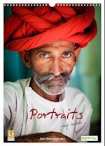 Portraits aus Indien (Wandkalender 2025 DIN A3 hoch), CALVENDO Monatskalender