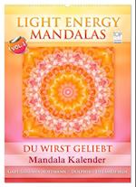 Light Energy Mandalas - Kalender - Vol. 1 (Wandkalender 2025 DIN A2 hoch), CALVENDO Monatskalender
