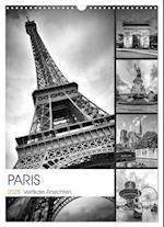 PARIS Vertikale Ansichten (Wandkalender 2025 DIN A3 hoch), CALVENDO Monatskalender