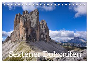 Sextener Dolomiten (Tischkalender 2025 DIN A5 quer), CALVENDO Monatskalender