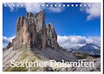 Sextener Dolomiten (Tischkalender 2025 DIN A5 quer), CALVENDO Monatskalender