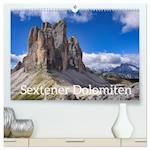 Sextener Dolomiten (hochwertiger Premium Wandkalender 2025 DIN A2 quer), Kunstdruck in Hochglanz