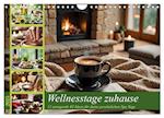 Wellnesstage zuhause - 12 anregende KI Ideen für deine persönlichen Spa Tage (Wandkalender 2025 DIN A4 quer), CALVENDO Monatskalender