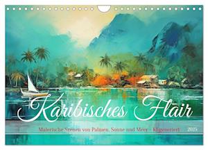 Karibisches Flair (Wandkalender 2025 DIN A4 quer), CALVENDO Monatskalender