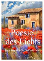 Poesie des Lichts - impressionistisches Südfrankreich (Wandkalender 2025 DIN A3 hoch), CALVENDO Monatskalender