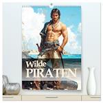 Wilde Piraten (hochwertiger Premium Wandkalender 2025 DIN A2 hoch), Kunstdruck in Hochglanz