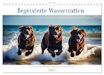 Begeisterte Wasserratten (Wandkalender 2025 DIN A4 quer), CALVENDO Monatskalender