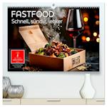 Fastfood - schnell, sündig, lecker (hochwertiger Premium Wandkalender 2025 DIN A2 quer), Kunstdruck in Hochglanz