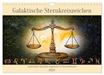 Galaktische Sternkreiszeichen (Wandkalender 2025 DIN A4 quer), CALVENDO Monatskalender