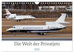 Die Welt der Privatjets (Wandkalender 2025 DIN A4 quer), CALVENDO Monatskalender