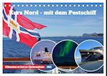 Kurs Nord - mit dem Postschiff (Tischkalender 2025 DIN A5 quer), CALVENDO Monatskalender