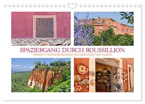 Spaziergang durch Roussillon (Wandkalender 2025 DIN A4 quer), CALVENDO Monatskalender