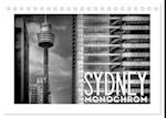 SYDNEY Monochrom (Tischkalender 2025 DIN A5 quer), CALVENDO Monatskalender