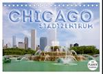 CHICAGO Stadtzentrum (Tischkalender 2025 DIN A5 quer), CALVENDO Monatskalender