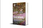 Die Bibel mit Umschlagmotiv Irisbeet und Redensarten