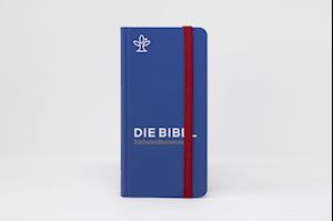 Die Bibel. Taschenausgabe stripe mit roter loser Gummilitze