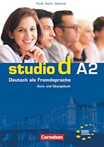 studio d A2. Gesamtband 2. Kurs- und Übungsbuch mit CD