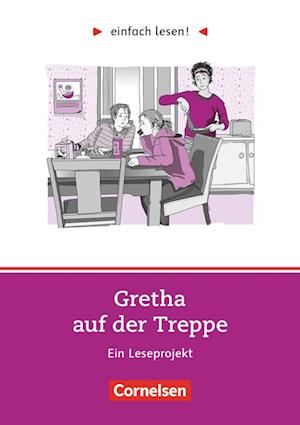 Gretha auf der Treppe