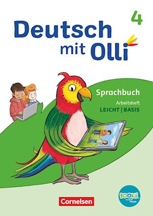 Deutsch mit Olli Sprache 2-4 4. Schuljahr. Arbeitsheft Leicht / Basis -  Mit BOOKii-Funktion und Testheft