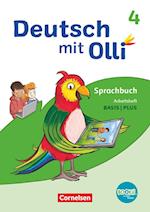 Deutsch mit Olli Sprache 2-4 4. Schuljahr. Arbeitsheft Basis / Plus - Mit BOOKii-Funktion und Testheft