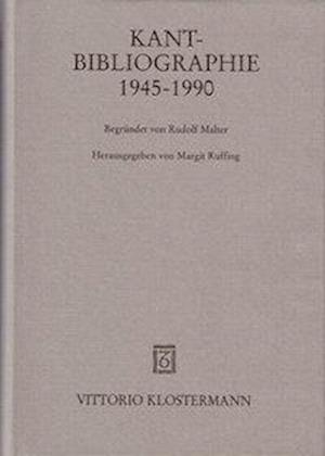 Kant-Bibliographie 1945-1990